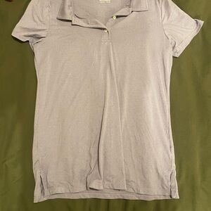 32 Degrees Women's Light Purple Button Down Shirt